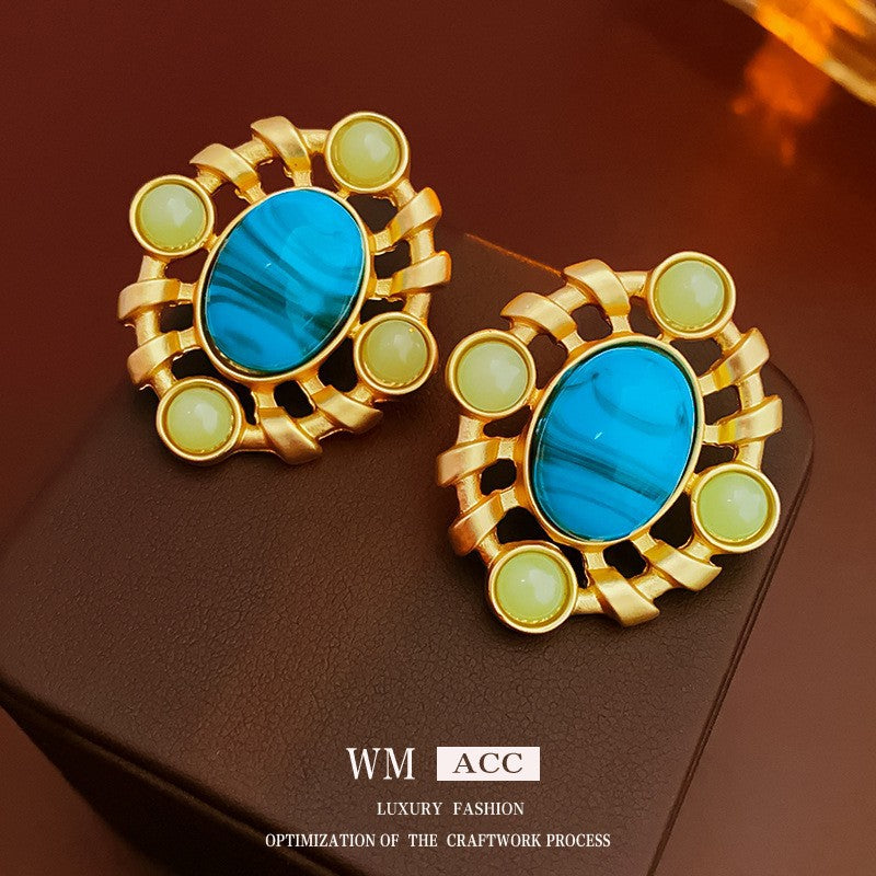 Vintage Style Earrings - Unique Retro Stud Collection