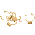 Ring female non-fading 8mm ring holder DIY jewelry accessories ring Korean ins index finger ring plain ring accessories