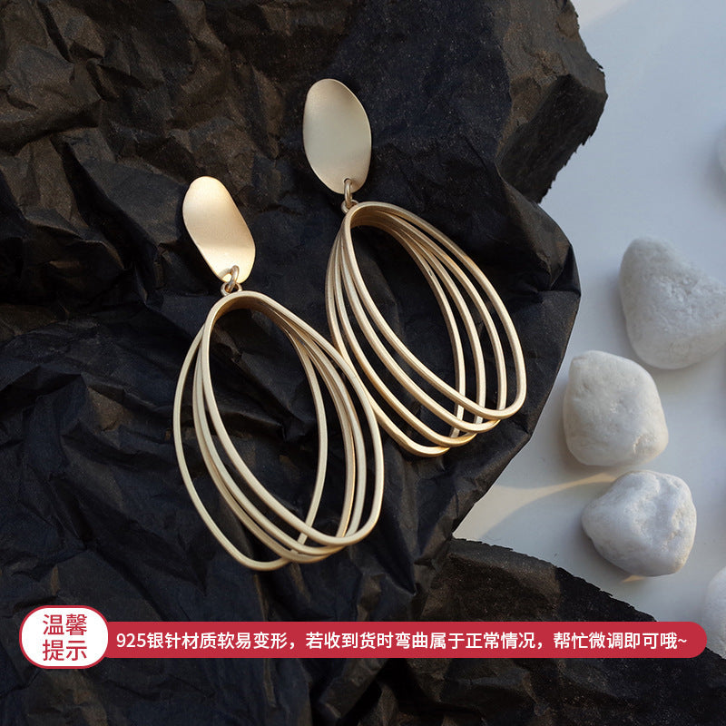 Sterling Silver Metal Earrings - Premium Minimalist Luxury Studs