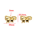 Stainless steel DIY jewelry accessories perforated pendant bracelet necklace pendant pendant European and American fashion gold pendant