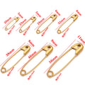 Vacuum Plated Stainless Steel Pin DIY Accessories Cuff Brooch High Strength Bold Safety Pin Insurance Pin