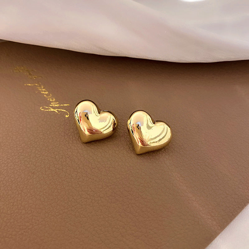 Sterling Silver Metal Earrings - Premium Minimalist Luxury Studs