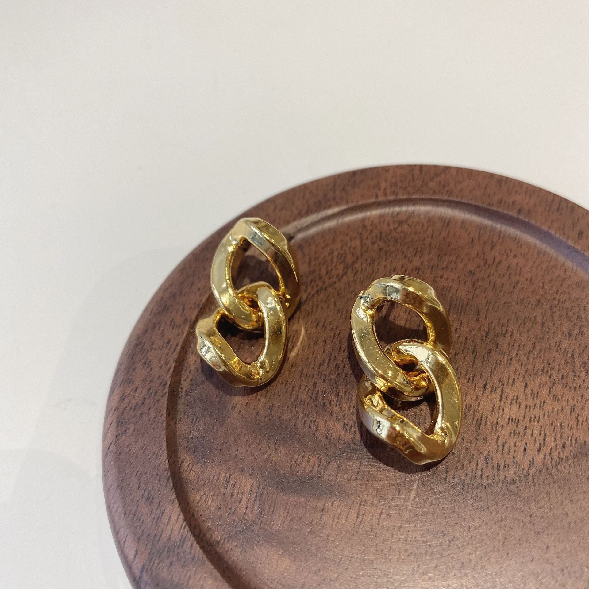 Sterling Silver Metal Earrings - Premium Minimalist Luxury Studs