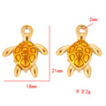 Stainless steel turtle pendant DIY jewelry accessories handmade pendant bracelet necklace beaded pendant turtle pendant
