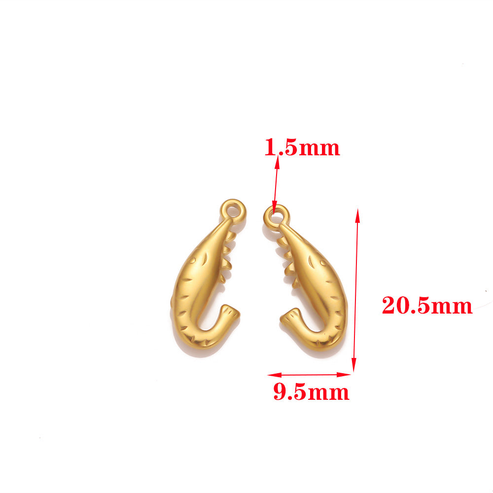 Stainless steel ocean series pendant pendant DIY jewelry accessories pendant necklace bracelet shell star pendant