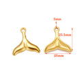 Stainless steel ocean series pendant pendant DIY jewelry accessories pendant necklace bracelet shell star pendant