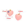 Vacuum plated pendant devil's eye fashion simple love pendant pendant pendant DIY jewelry accessories necklace pendant