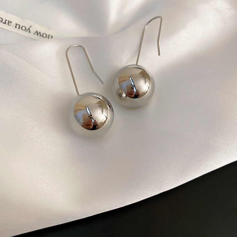 Sterling Silver Metal Earrings - Premium Minimalist Luxury Studs