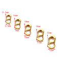 Stainless steel vacuum S buckle DIY jewelry accessories connectors buttons necklace bracelet luggage button head pendant accessories