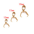 Stainless steel vacuum melon seed buckle pendant necklace bracelet DIY jewelry accessories melon seed buckle pendant