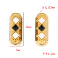 Stainless steel oil drop casting large hole beads DIY bracelet accessories key ring pendant jewelry pendant beaded material