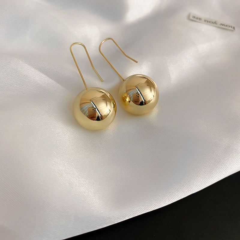 Sterling Silver Metal Earrings - Premium Minimalist Luxury Studs
