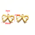 Stainless steel butterfly pendant DIY handmade accessories pendant bracelet necklace pendant pendant collarbone chain pendant accessories