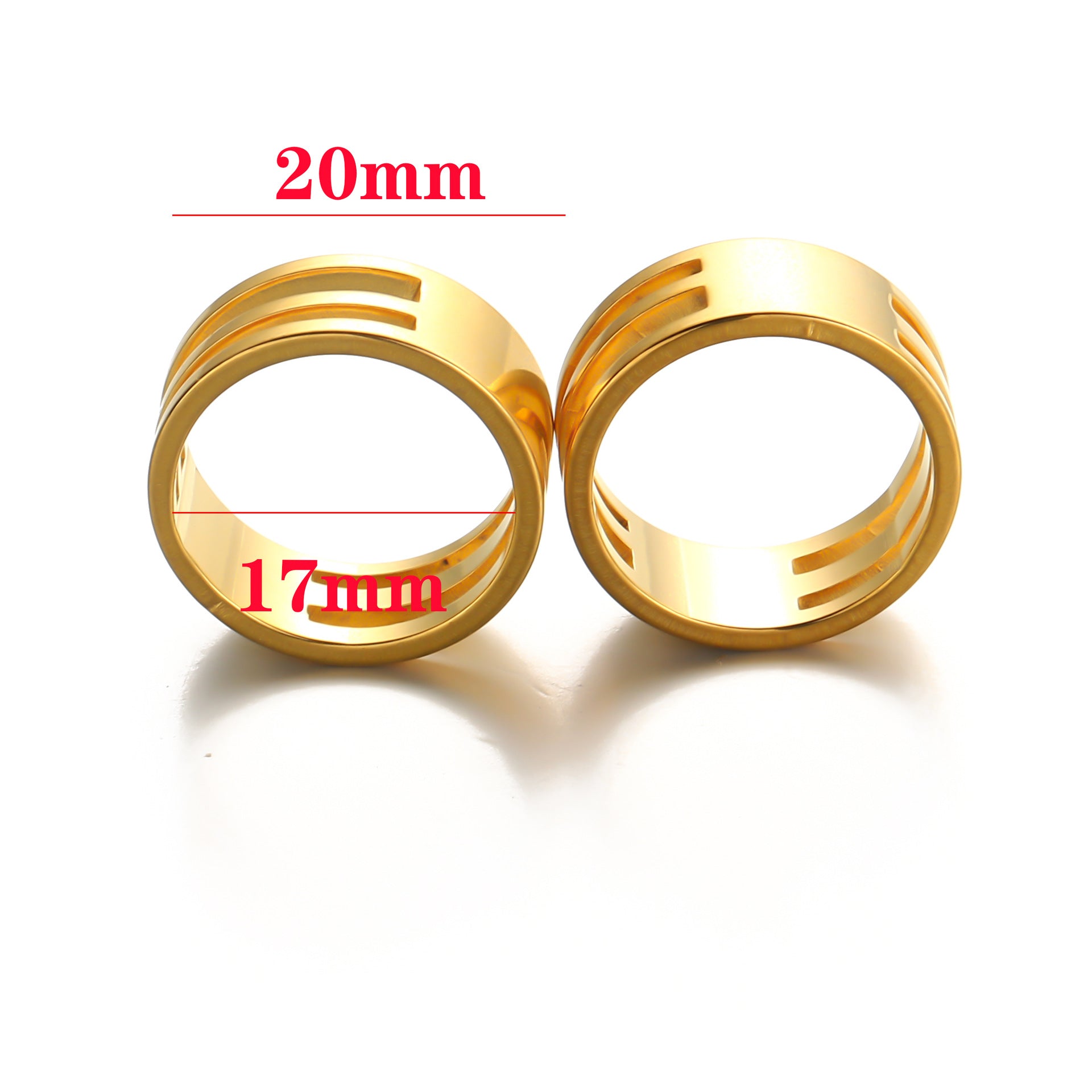 Stainless steel handmade ring ring empty holder open ring closed single ring opener DIY jewelry tools ring ring accessories