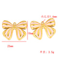 Stainless steel bow love pendant DIY jewelry accessories bracelet necklace accessories beaded pendant oil drop pendant